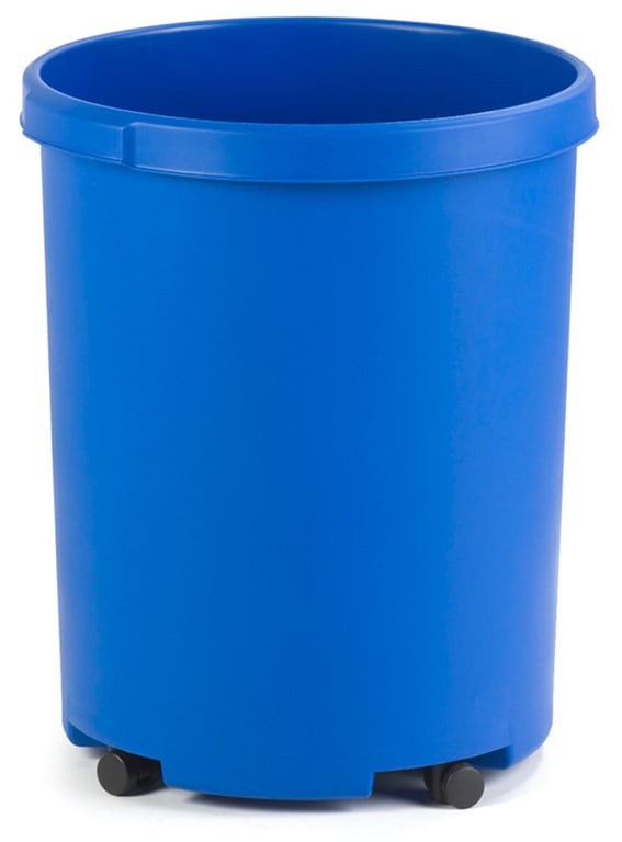 Ronde kunststof papierbak 50ltr