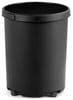 Ronde kunststof papierbak 50ltr zwart