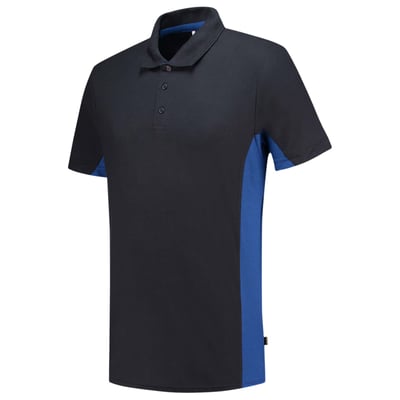 Tricorp Workwear poloshirt bicolor donker-/korenblauw maat XS