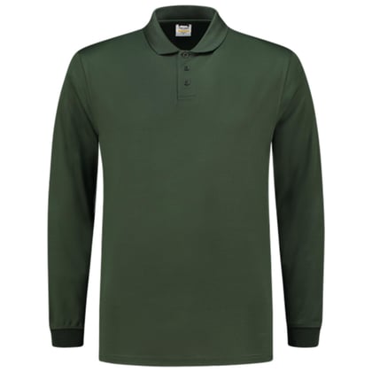 Tricorp poloshirt UV block Cooldry lange mouw groen maat XS