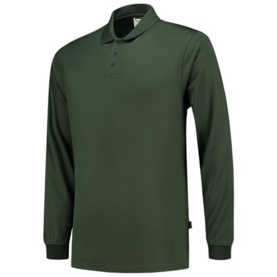 Tricorp poloshirt UV block Cooldry lange mouw groen maat XS