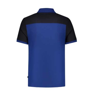 Tricorp Workwear poloshirt bicolor naden koren-/donkerblauw maat XS