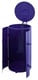 Afvalzakhouder 120ltr blauw 