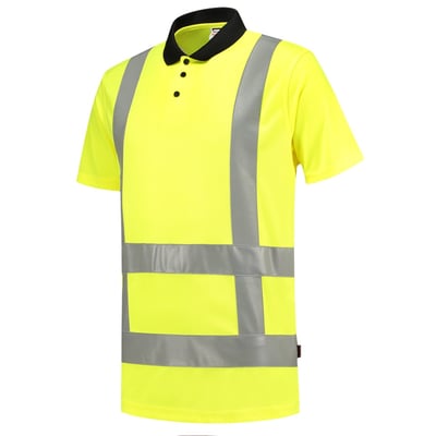 Tricorp Workwear Birdseye RWS poloshirt  korte mouw geel maat XS