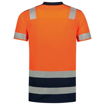 Tricorp poloshirt High Vis bicolor oranje maat XS