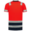 Tricorp Workwear poloshirt High Vis bicolor rood maat XS