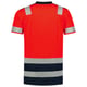 Tricorp Workwear poloshirt High Vis bicolor rood maat XS