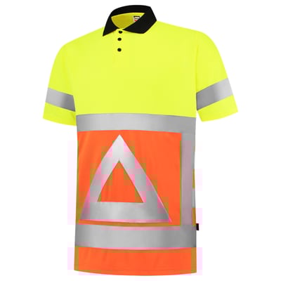 Tricorp Workwear poloshirt verkeersregelaar  oranje/geel maat XS