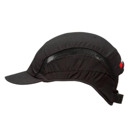 3M First Base stootpet zwart korte klep 55mm