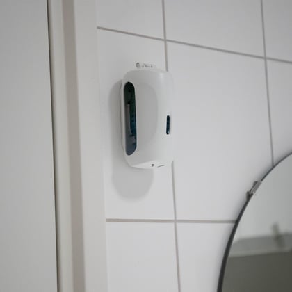 CaluCare Elite houder voor passieve luchtverfrisser wit
