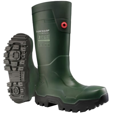 Dunlop Purofort FieldPRO thermo+ S5 laars donkergroen/zwart sneakerfit maat 37