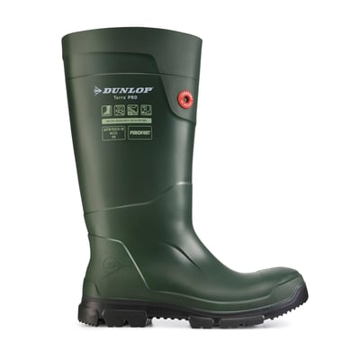 Dunlop Purofort S5 TerraPRO full safety laars donkergroen/zwart sneakerfit maat 35