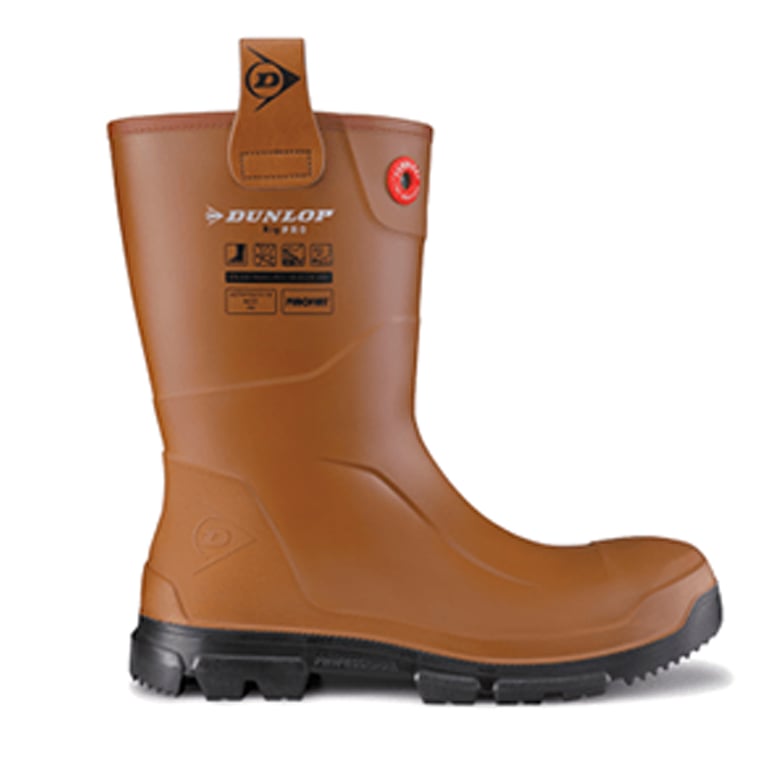 Dunlop Purofort RigPRO S5 full safety laars bruin zwart