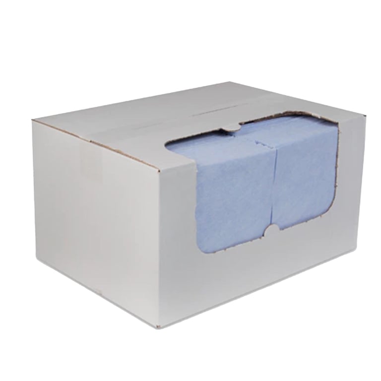 Wecoline reinigingsdoek blauw 38x40cm 100st