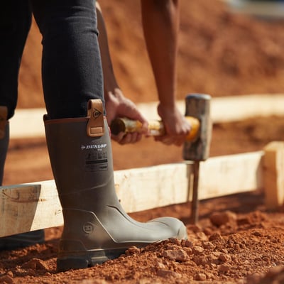 Dunlop PuroFort RigPRO S5 full safety laars donkerbruin/zwart sneakerfit maat 37