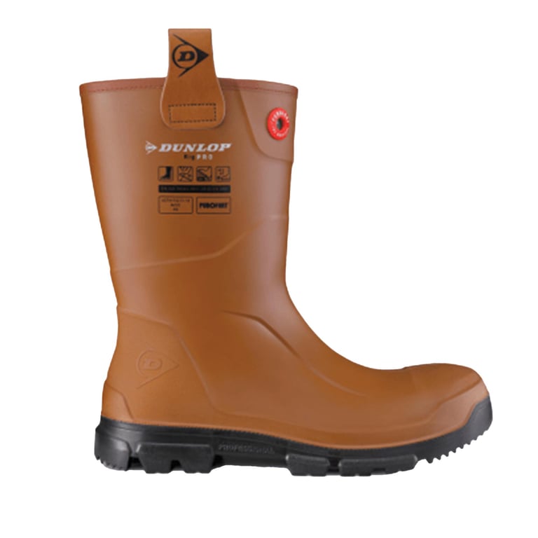 Dunlop Purofort RigPro S5 full safety laars bruin