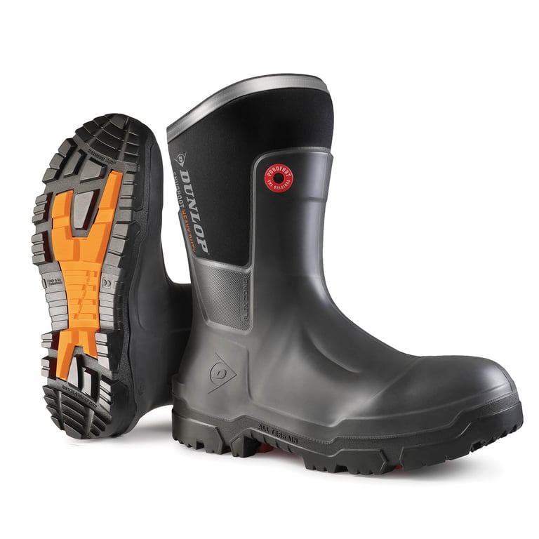 Dunlop Snugboot Heavy Duty Calf S5L full safety laars zwart