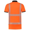 Tricorp Workwear poloshirt RWS revisible fluor  oranje maat XS