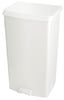 Pedaalemmer kunststof 60ltr met zakhouder wit