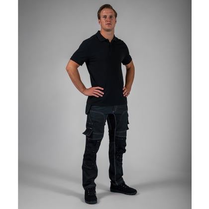 Tricorp Redefined poloshirt zwart maat XS