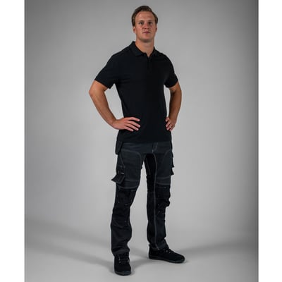 Tricorp Redefined poloshirt zwart maat XS