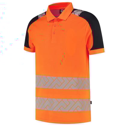 Tricorp Redefined High Vis poloshirt oranje blauw maat XS