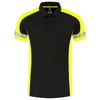 Tricorp Redefined reflective poloshirt zwart geel maat XS