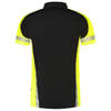 Tricorp Redefined reflective poloshirt zwart geel maat XS