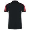 Tricorp Redefined bicolor poloshirt zwart rood maat XS