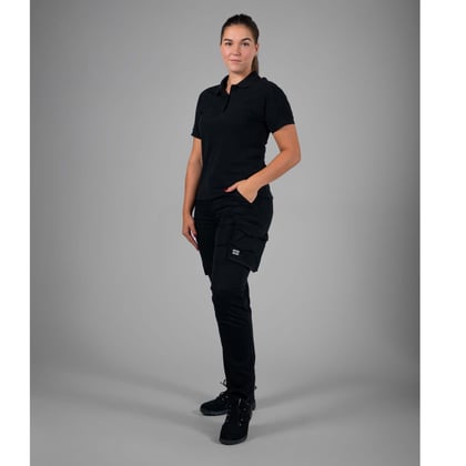 Tricorp Redefined dames poloshirt zwart maat XS