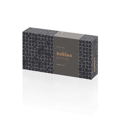Satino prestige facial tissue 2-lgs 100st 