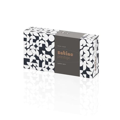 Satino prestige facial tissue 2-lgs 100st 