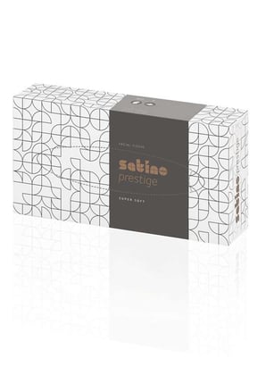 Satino prestige facial tissue 2-lgs 100st 