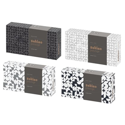 Satino prestige facial tissue 2-lgs 100st