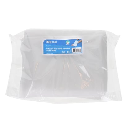 CaluCare non-woven washand wit 50st