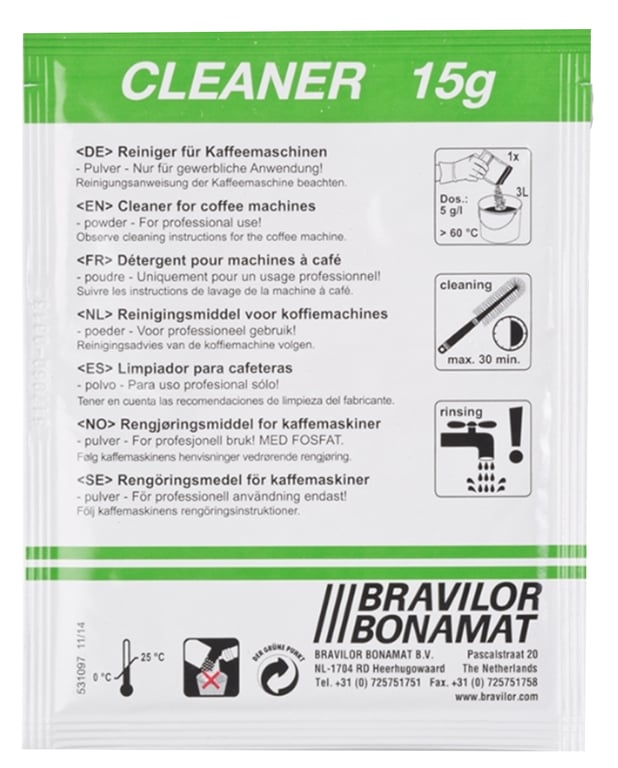 Cleaner reinigingsproduct 15 sachets a 15 gram