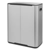 Brabantia Bo pedaalemmer 60ltr matt steel met voetbediening 