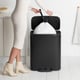 Brabantia Bo pedaalemmer 60ltr matt black met voetbediening 