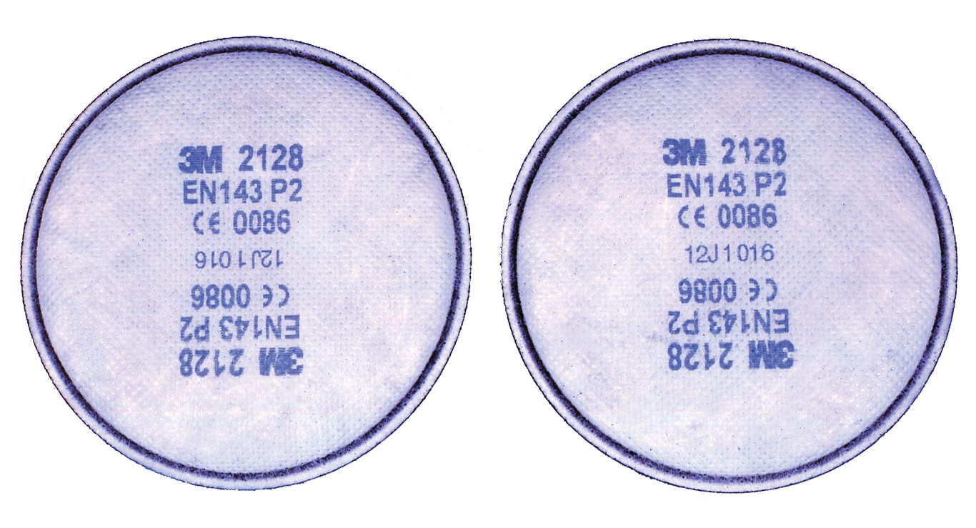 3M stoffilter 2128 P2 R per 2st