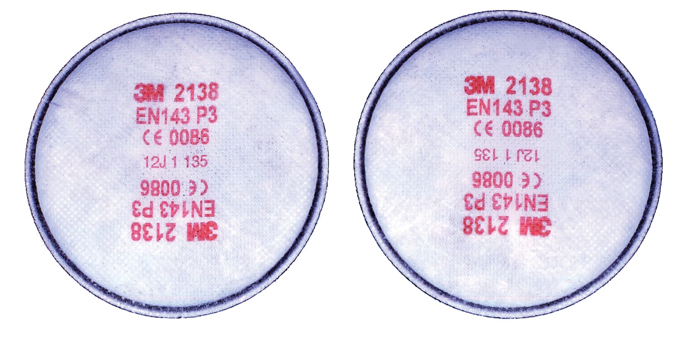 3M stoffilter 2138 P3 per 2st