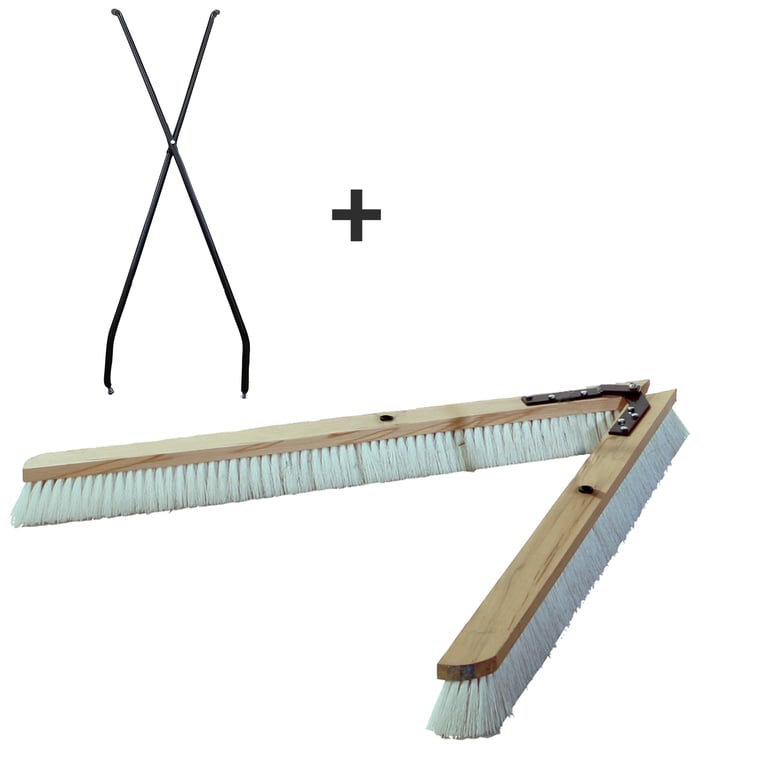 Schaarbezem nylon compleet 2x100cm