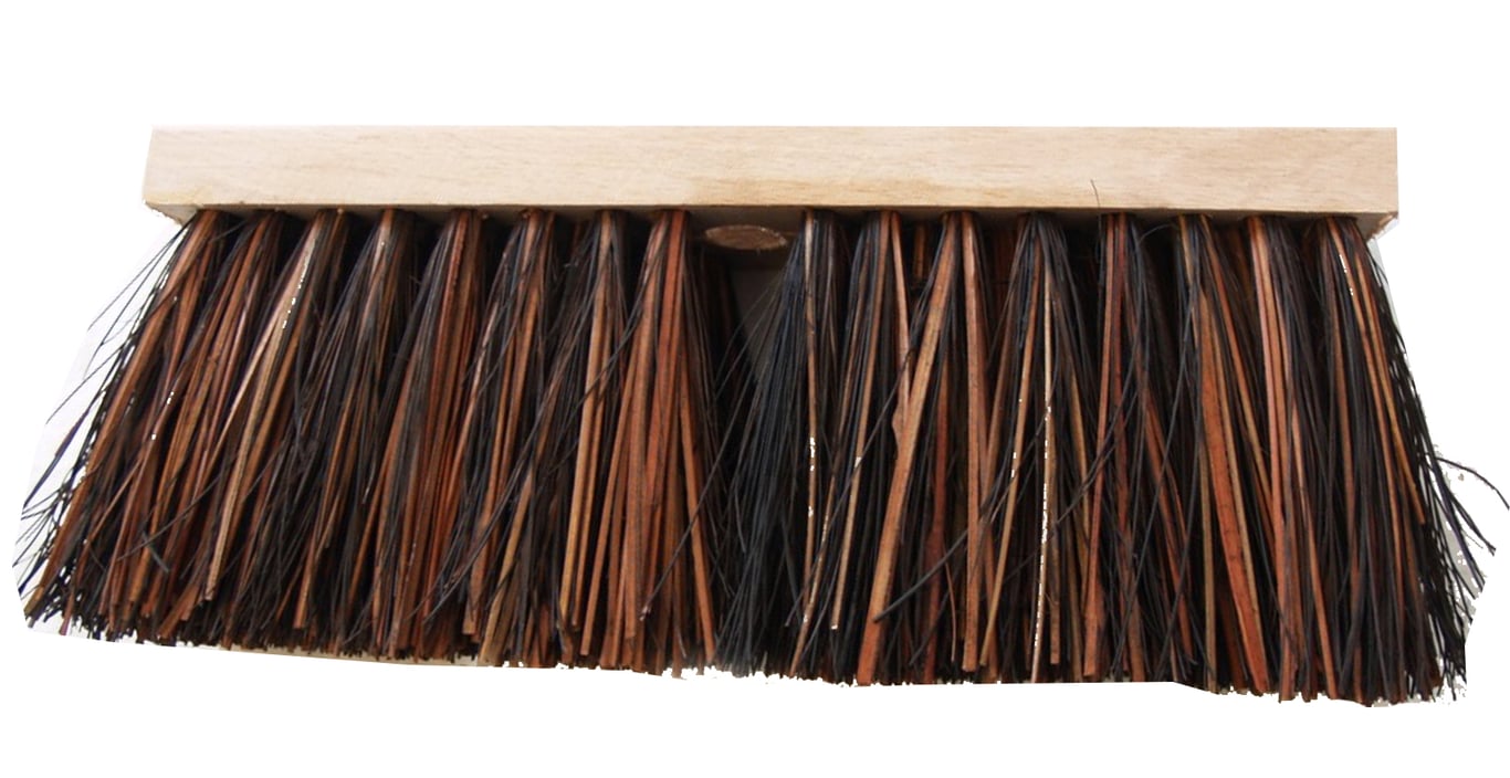 Straatbezem natuurvezel 36cm
