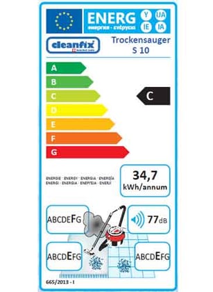 Cleanfix S10 blauw handzame en stille stofzuiger