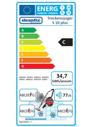 Cleanfix S10 Plus ergonomische stofzuiger 