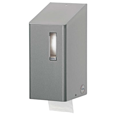 Santral SRU 2 V2 E AFP toiletpapierdispenser voor doppenrollen RVS