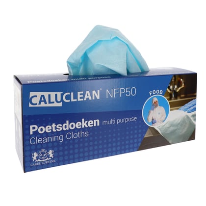 CaluClean Food poetsdoeken NFP50 Multi Purpose blauw 90st