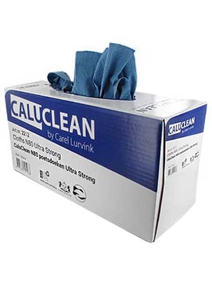 CaluClean poetsdoeken N80 Ultra Strong blauw