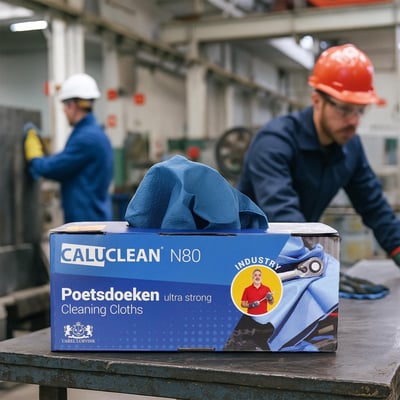 CaluClean Foodsafe – Industry poetsdoeken N80 Ultra Strong Blauw 70st