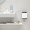 Brabantia Bo afvalemmer wit met zwart deksel 4ltr