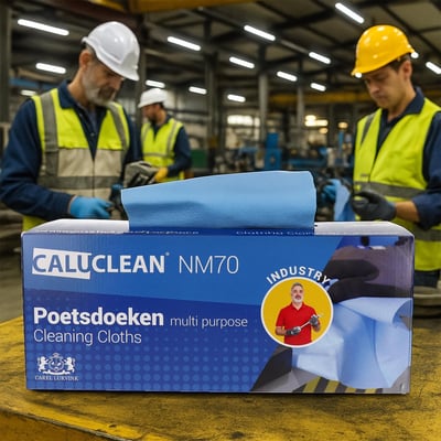 CaluClean Industry poetsdoeken NM70 Multi Purpose blauw 90st